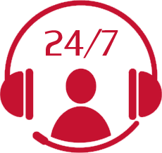 Hỗ trợ khách hàng 24/7  